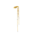 'Earcuff' de Colgantes de Cristales 
