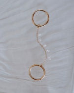 Anillos con Cadena y Cristales 