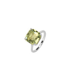 Anillo de amatista verde vert 