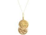 Collar de dos monedas Alea